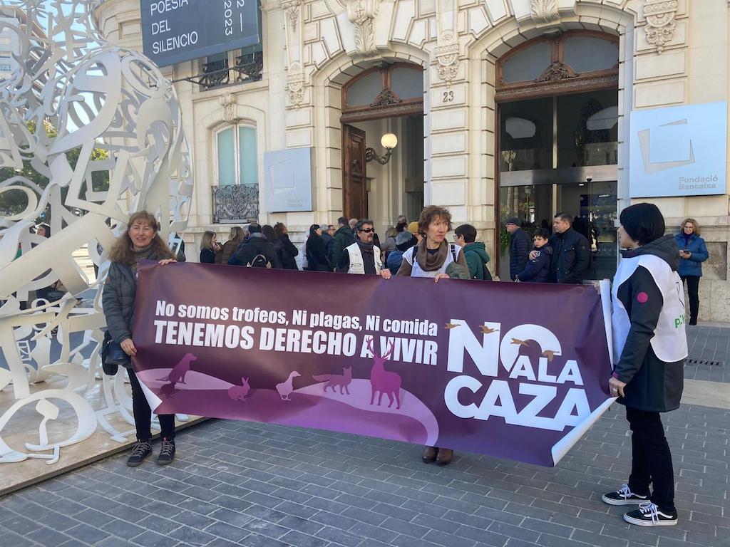 Manifestació a la plaça Tetuan a València