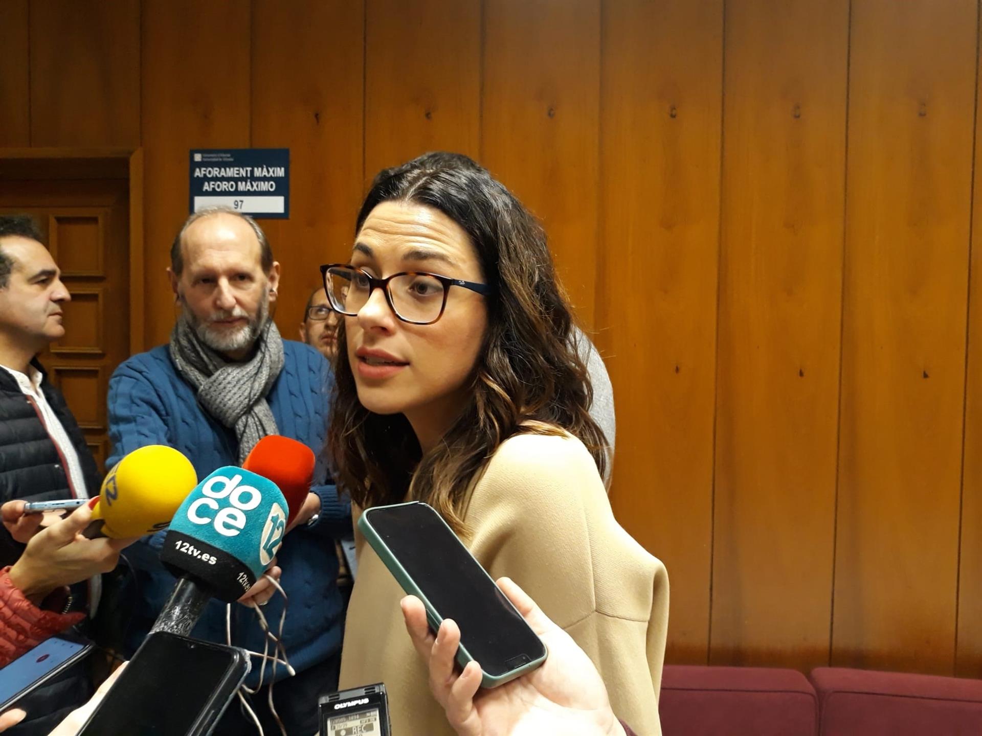 La vicepresidenta valenciana Aitana Mas