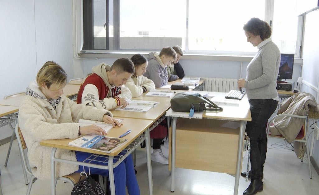 Alumnat refugiat ucraïnés compleix un any a les aules valencianes