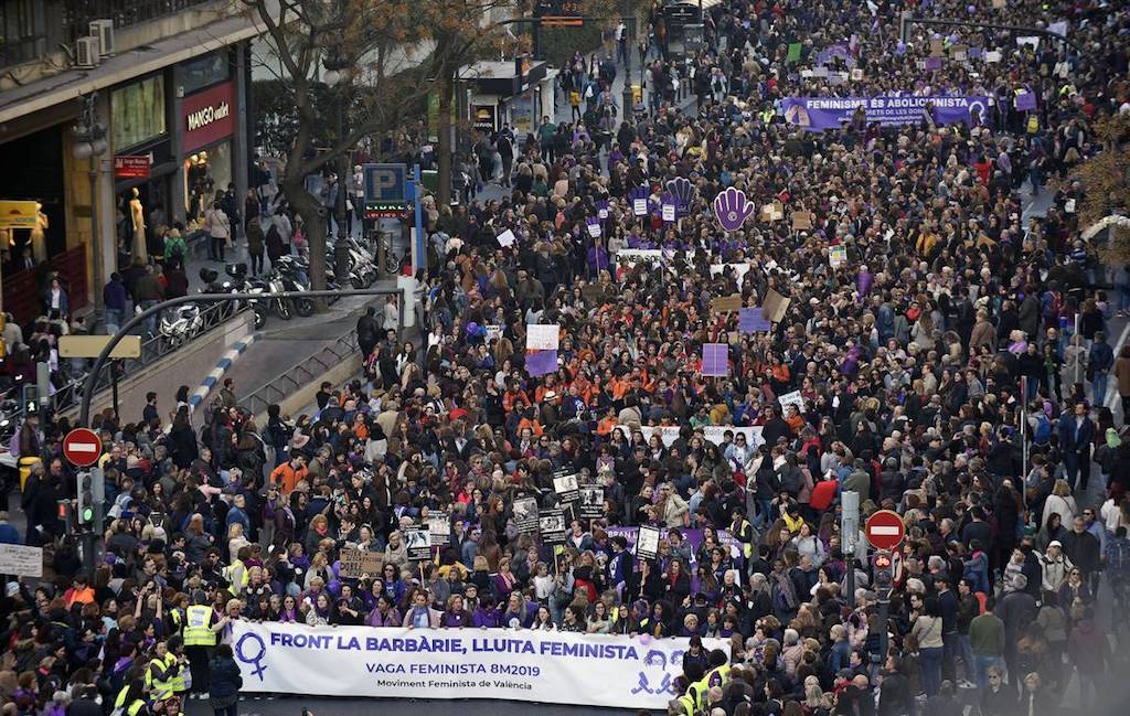 Manifestació del 8 març del 2019 a València | Daniel García-Sala | DLV
