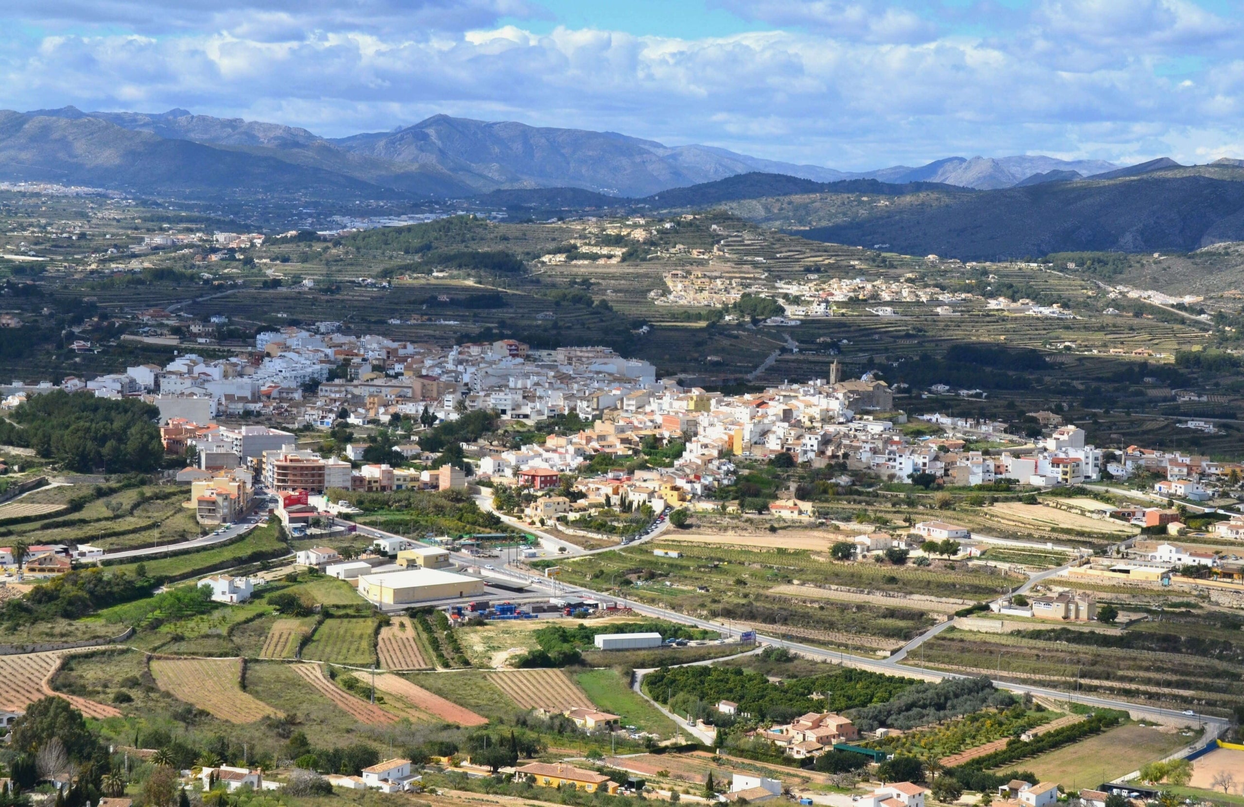 Panoràmica del Poble Nou de Benitatxell (Marina Alta)