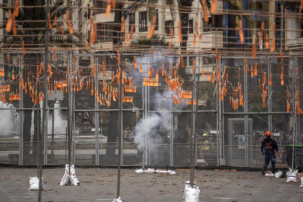 Una carcassa fereix unes 20 persones durant la mascletà