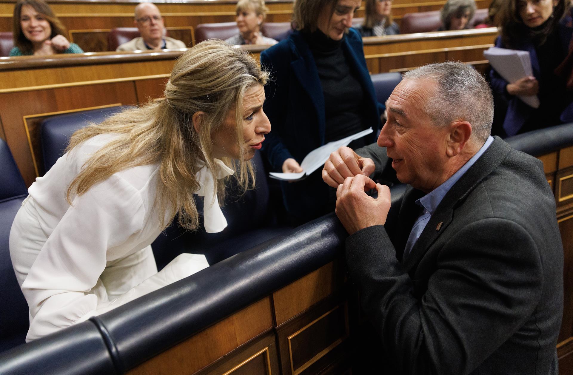 Yolanda Díaz i Joan Baldoví