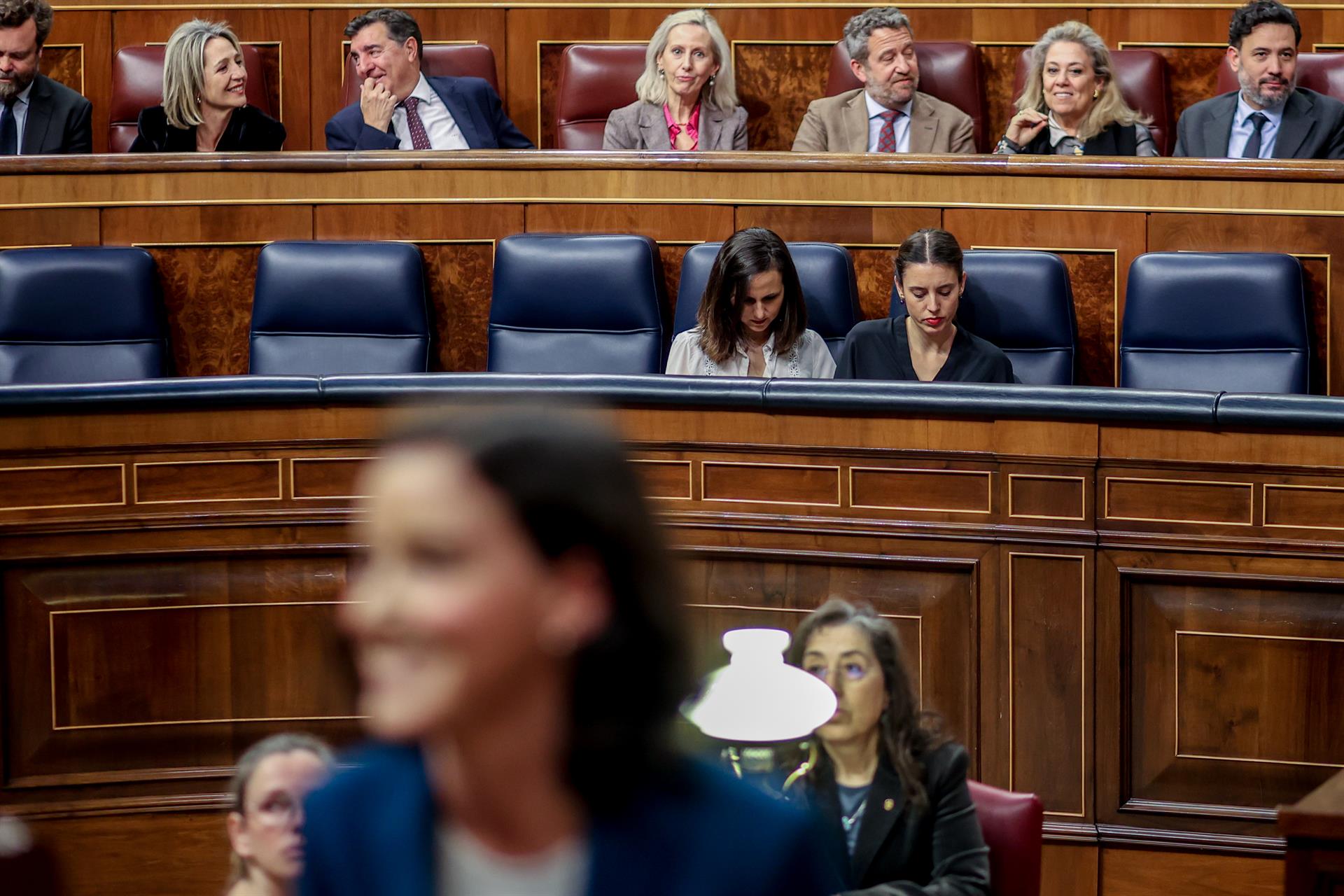 Les ministres de Drets Socials i d'Igualtat, Ione Belarra i Irene Montero