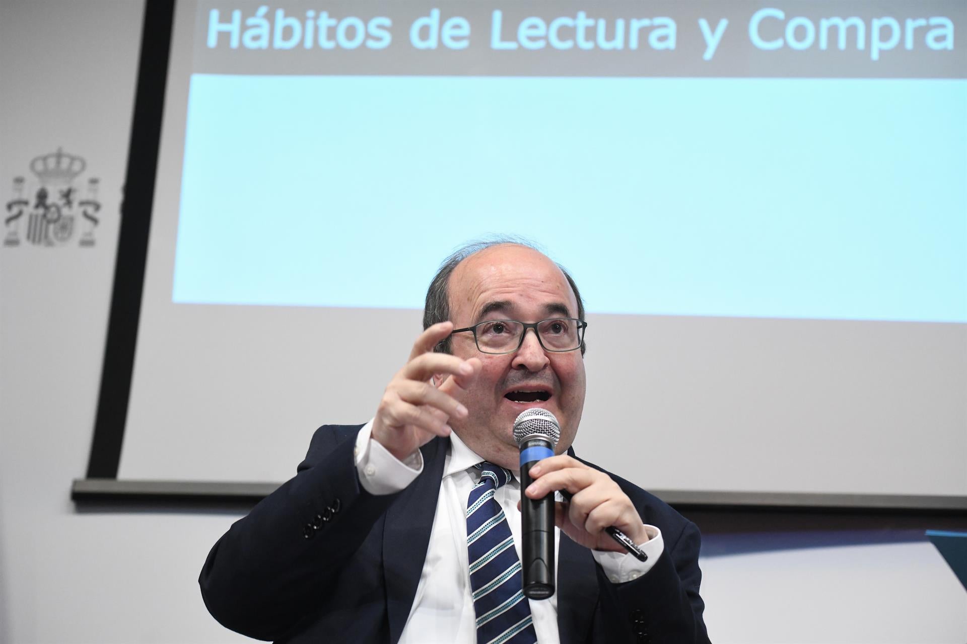 El ministre espanyol de Cultura, Miquel Iceta