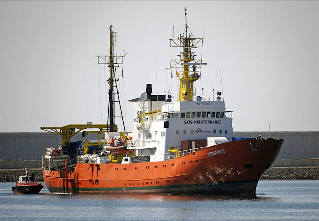 Arribada de l'Aquarius al port de València el 24 de juny del 2018 | Arxiu DLV