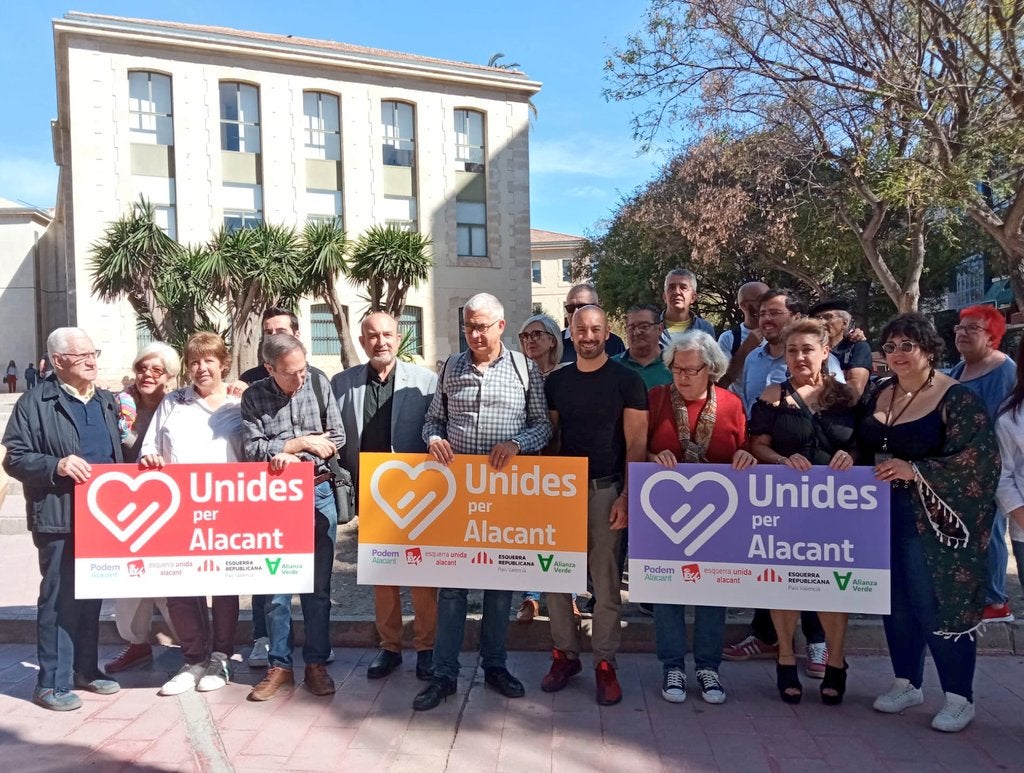 Unides per Alacant presenta la seua candidatura amb voluntat de ser «decisius» a l’Ajuntament