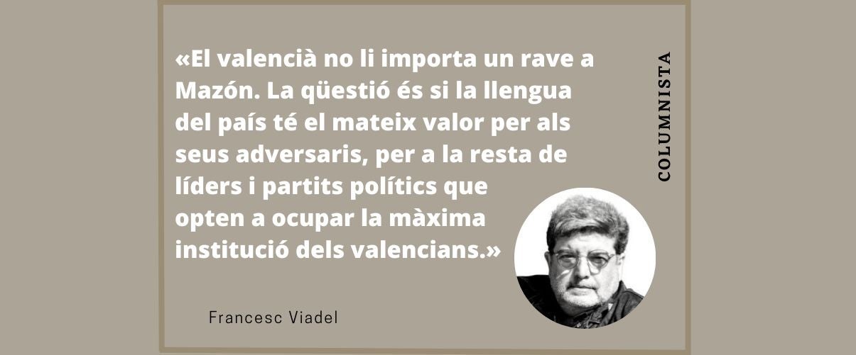 Si Mazón somiava haver rellegit alguns capítols del Tirant