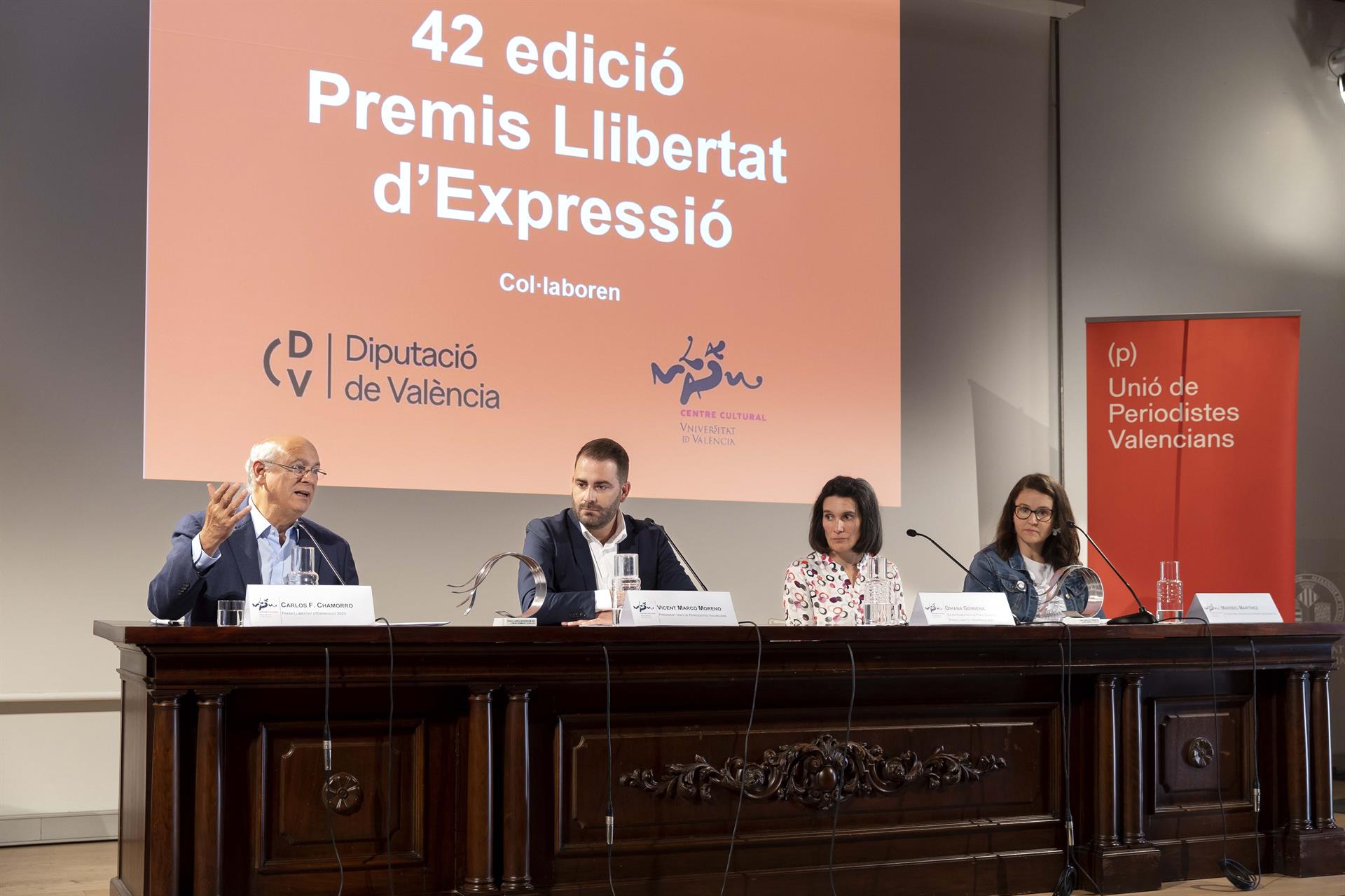 La Unió de Periodistes Valencians, Premi 25 d’Abril a les llibertats de CCOO-PV