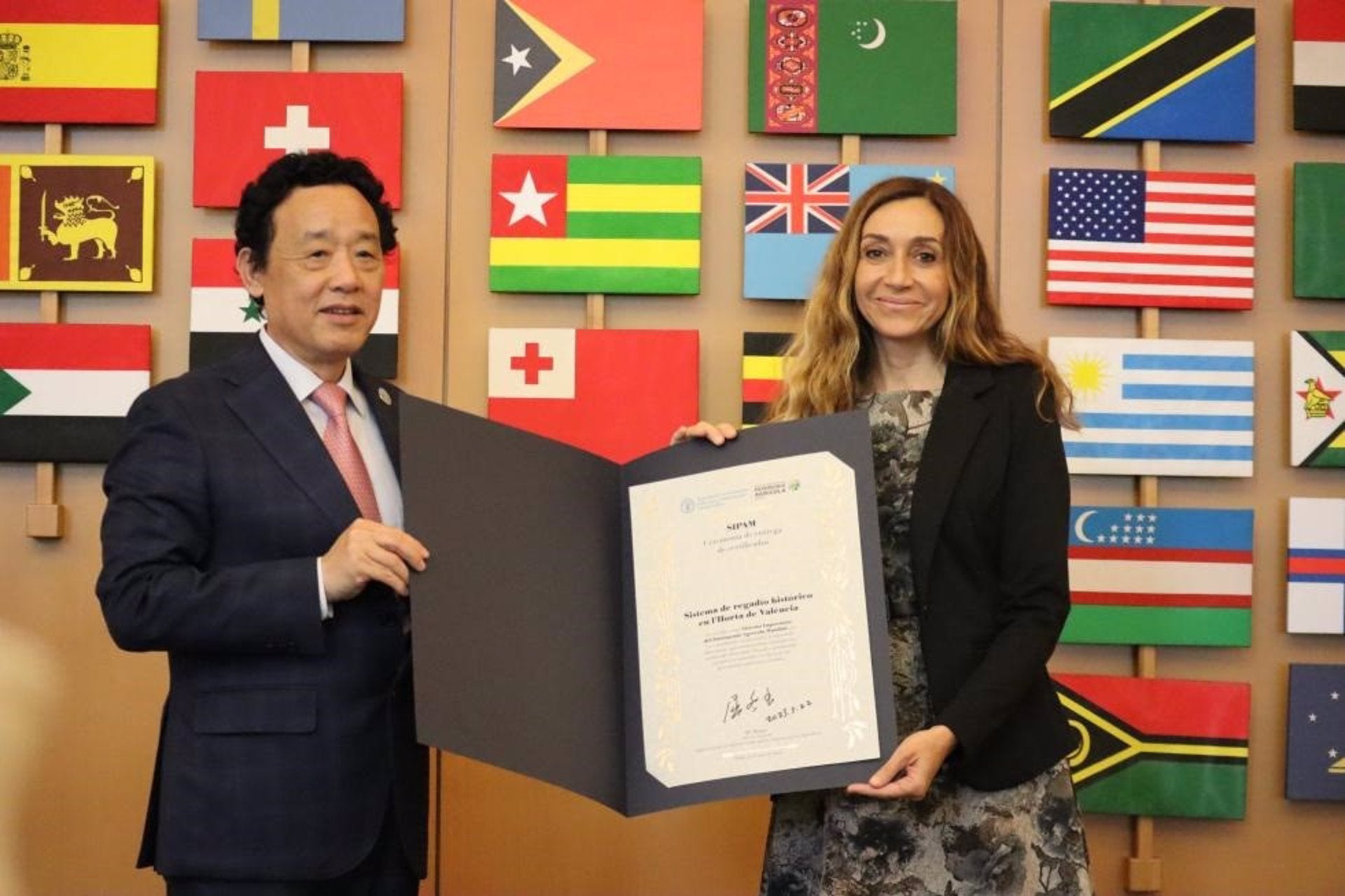 El regadiu històric de l’Horta de València és certificat com a Patrimoni Agrícola Mundial