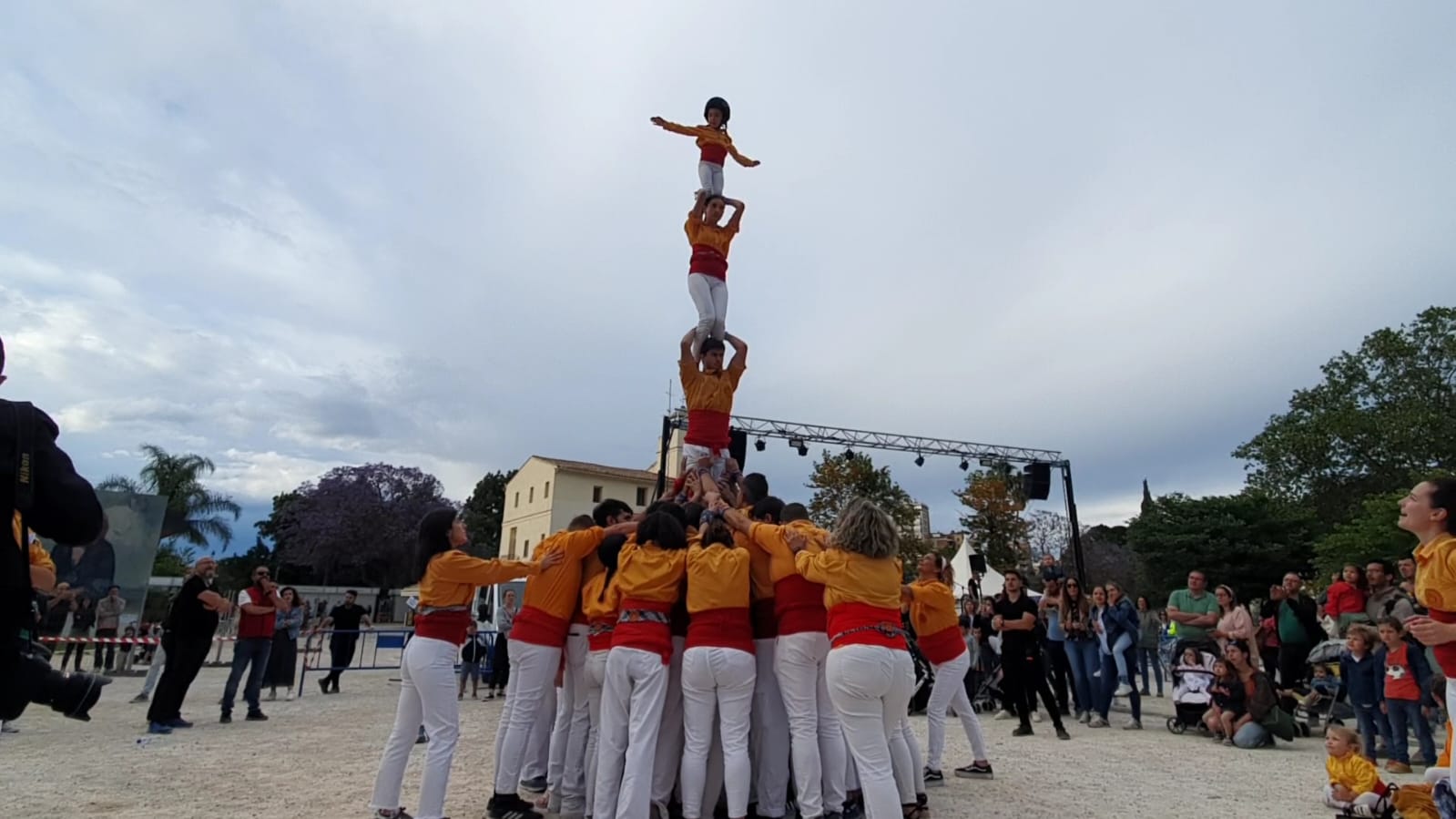 La Conlloga Muixeranga de Castelló de la Plana actua aquest dissabte a Barcelona