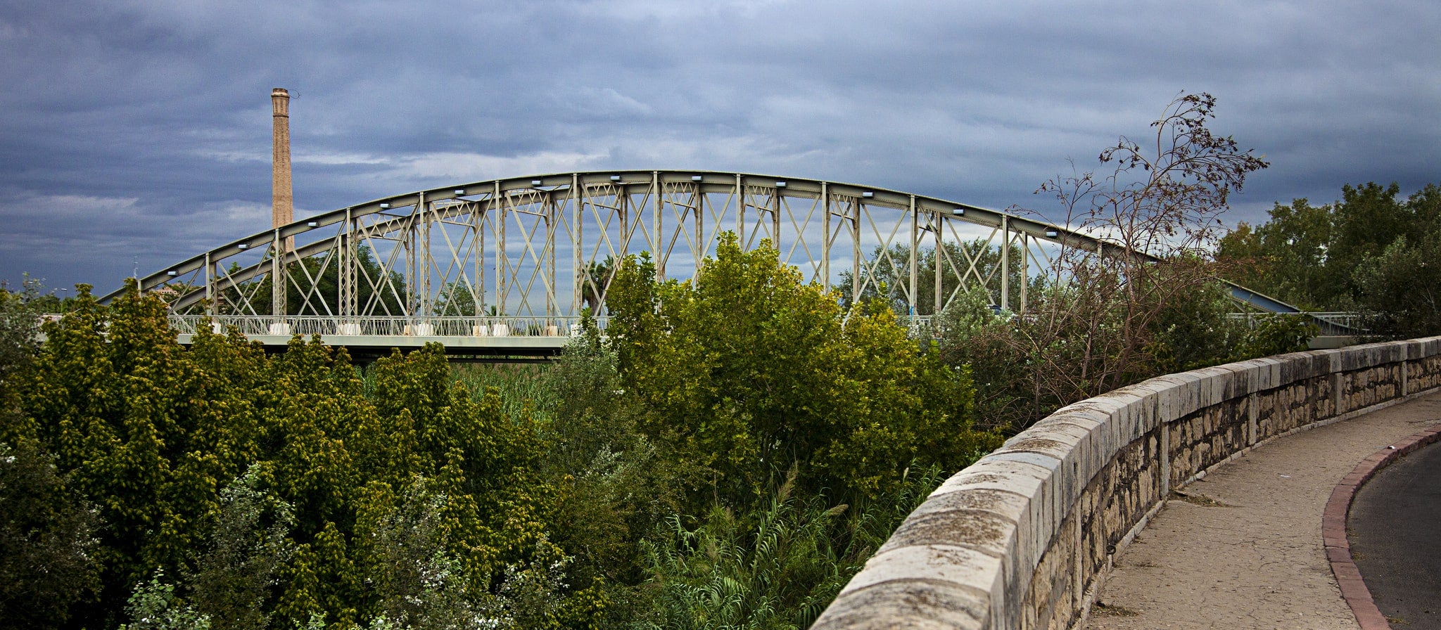 Pont de Ferro sobre el Xúquer a Alzira (Ribera Alta)