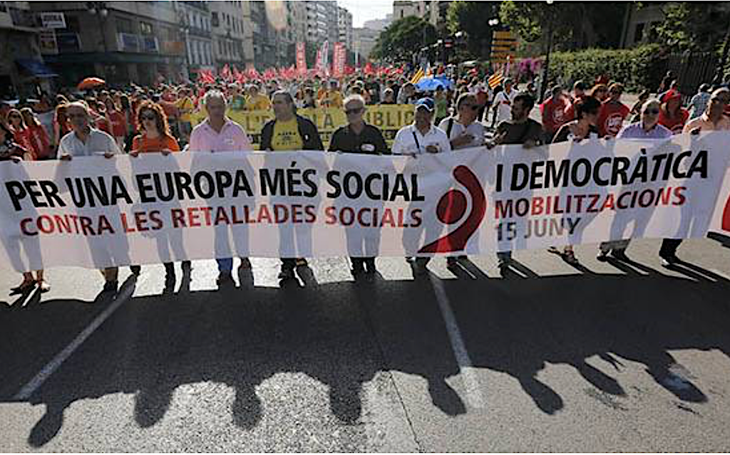 Fa 10 anys, a DLV: «Sindicats i entitats socials demanen alternatives a la fèrria política d’austeritat»