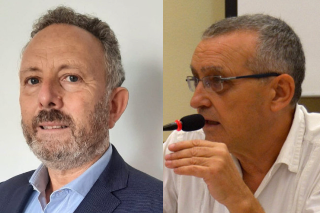 Enric Bataller, de Via Mediterrània, i Víctor Baeta, de RP-PVE