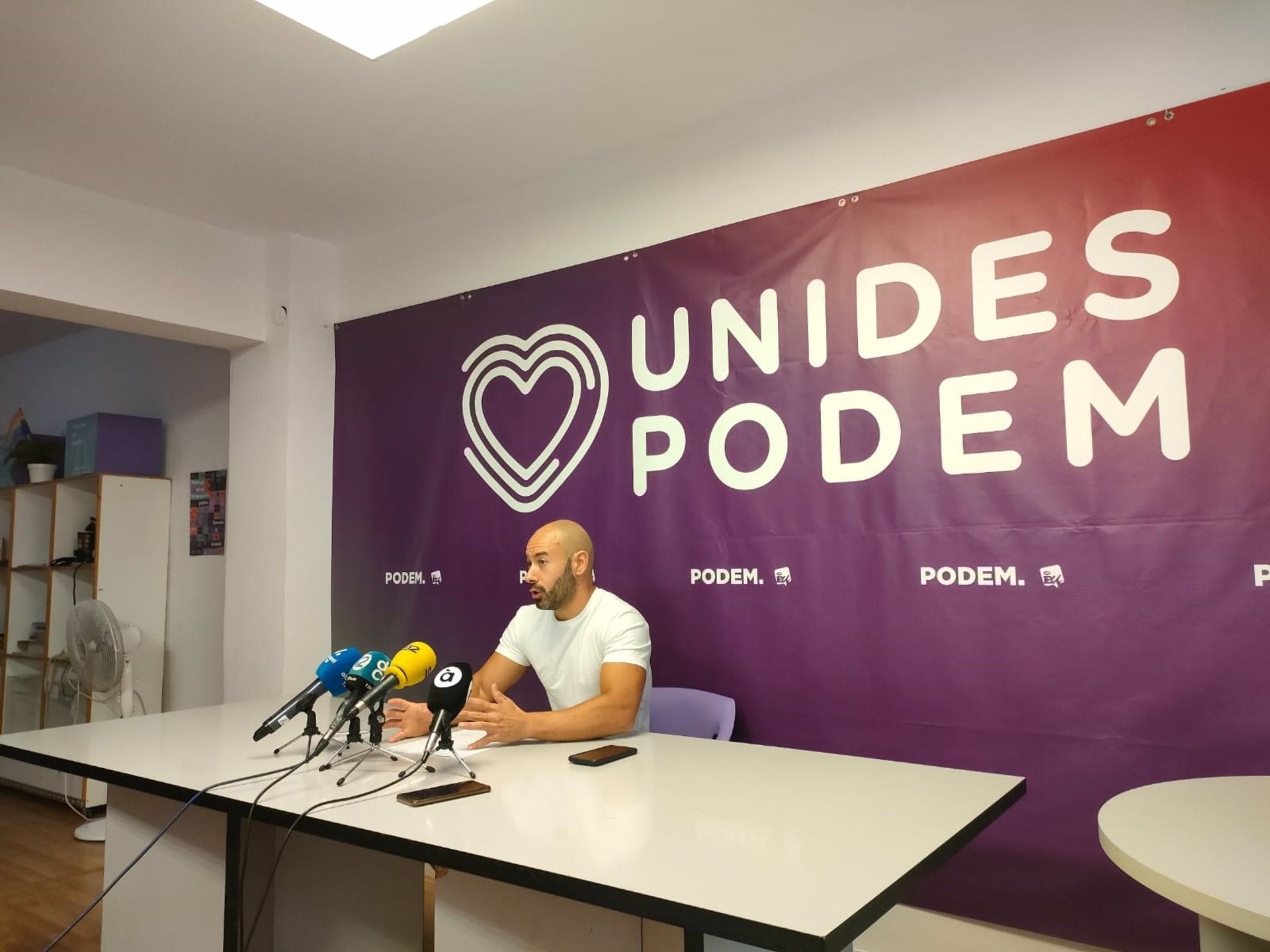 Xavier López, portaveu d'Unides Podem a l'Ajuntament d'Alacant