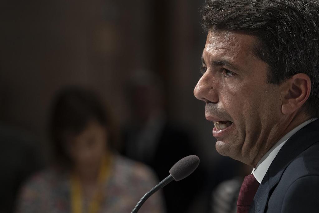 El candidat del PP a la Presidència de la Generalitat i previsible futur president, Carlos Mazón | Jorge Gil | EP