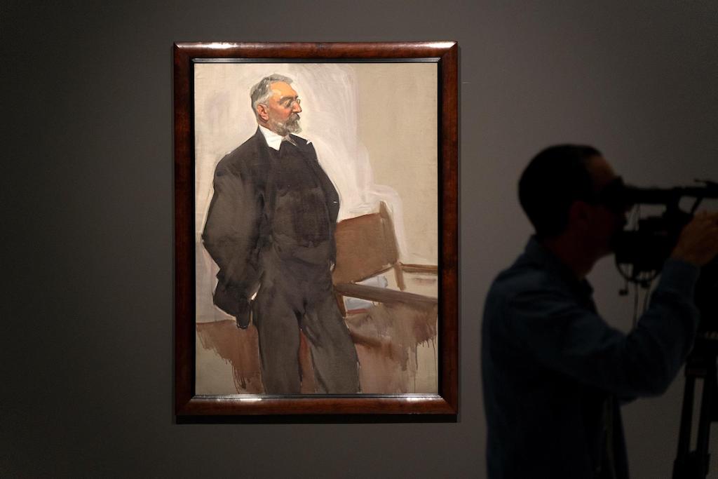 Una obra de l'exposició «Sorolla en negre»  | Jorge Gil  | EP