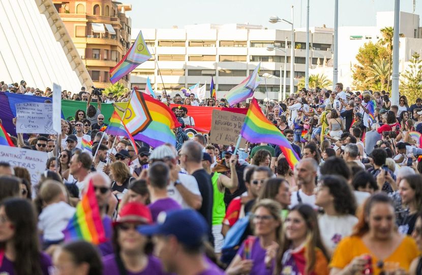 Manifestació de l'Orgull del 2023 a València