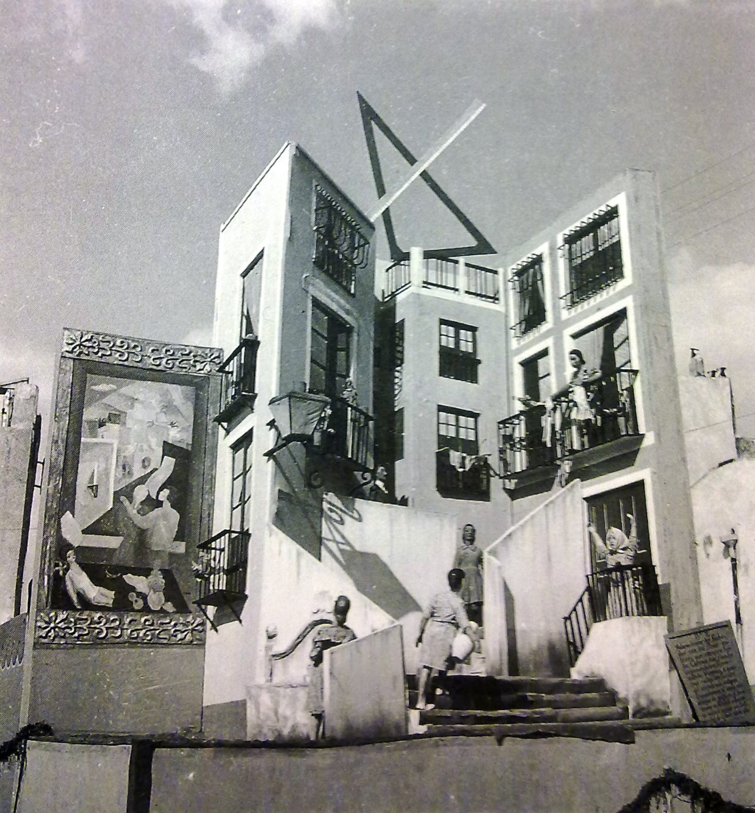 Foguera col·lectiva Plaza del Puente (1944)