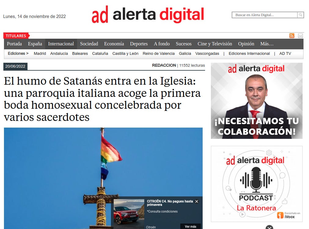 Una "notícia" d'Alerta Digital