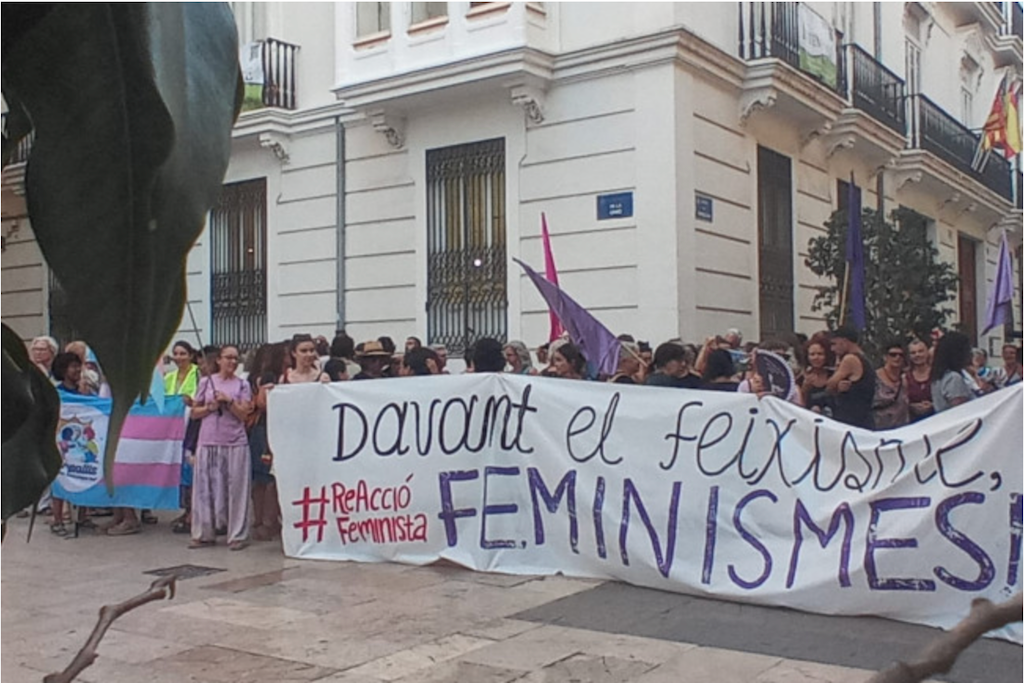 Concentració feminista a València | © Helena Olcina