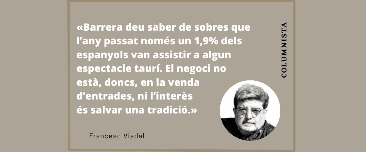 El conseller torero i l’antiespanya