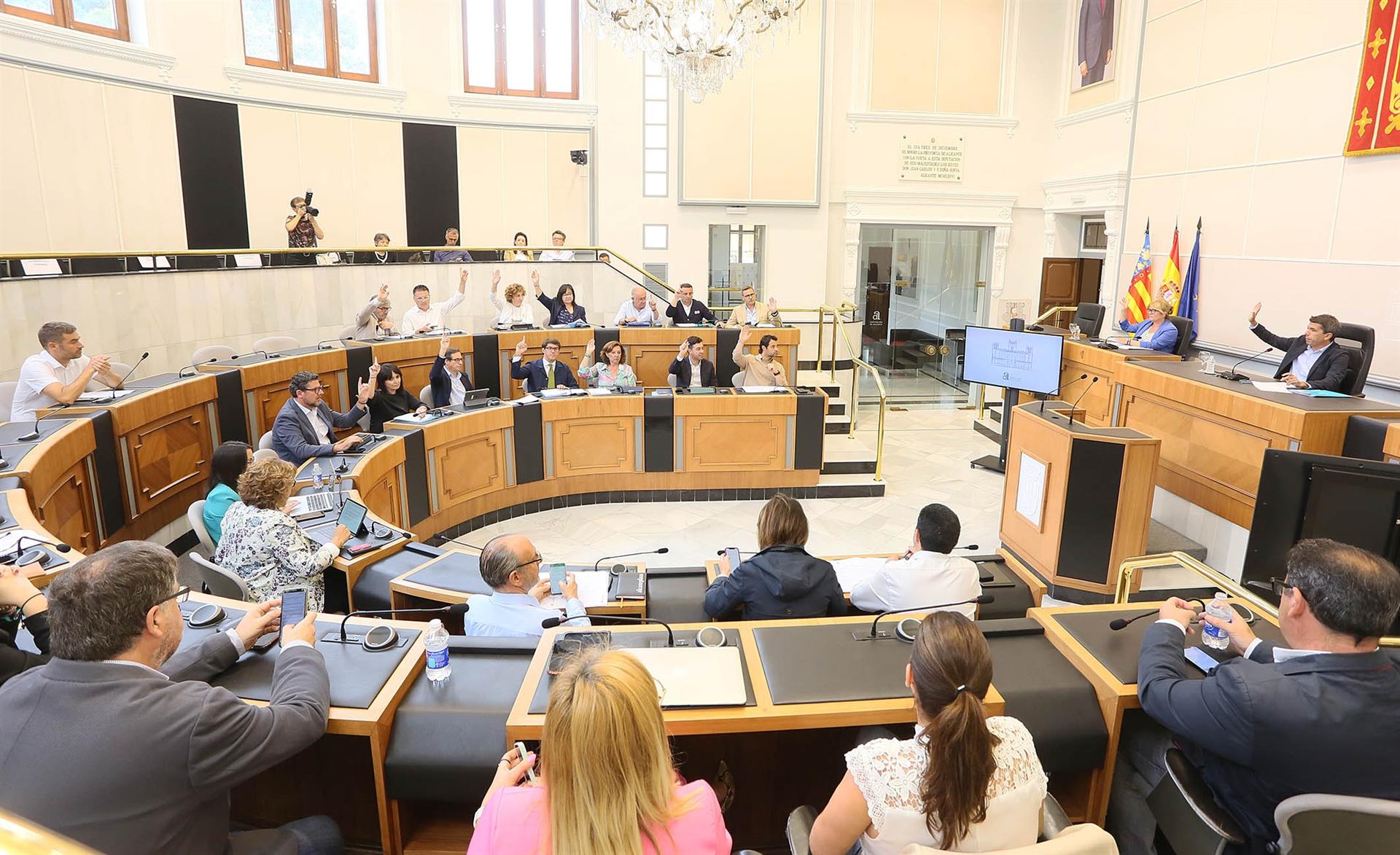 Ple a la Diputació d'Alacant
