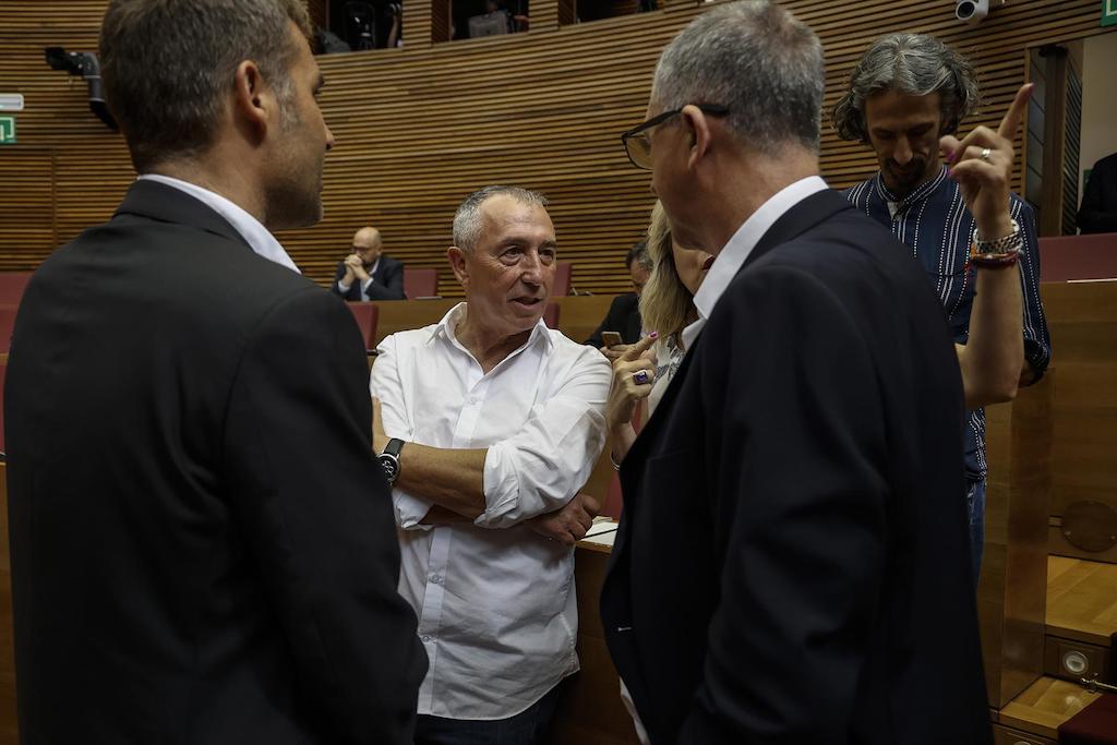 El síndic de Compromís a les Corts, Joan Baldoví, durant la constitució de la XI Legislatura | Rober Solsona | EP