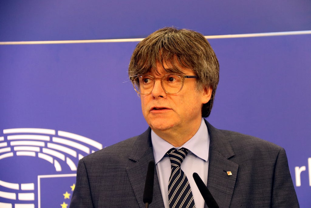 L'eurodiputat de Junts Carles Puigdemont  | Nazaret Romero | ACN