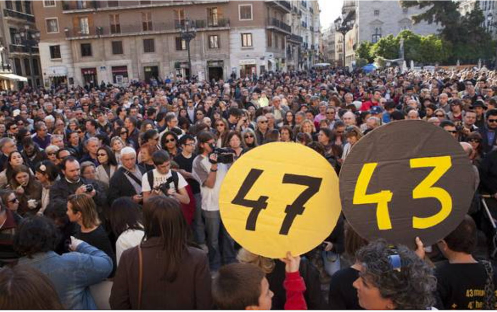 Fa 10 anys, a DLV: «Piulada massiva a Cotino per a exigir una comissió d’investigació del Metro» 