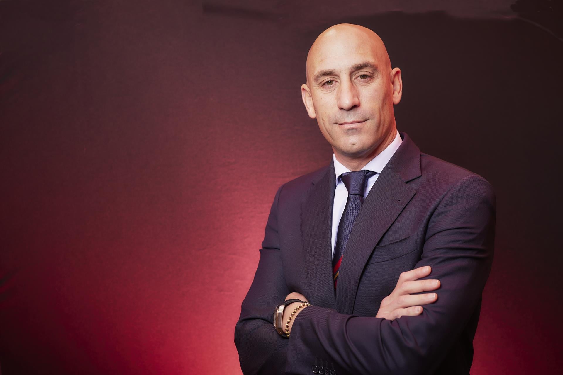 El president de la Reial Federació Espanyola de Futbol, Luis Rubiales