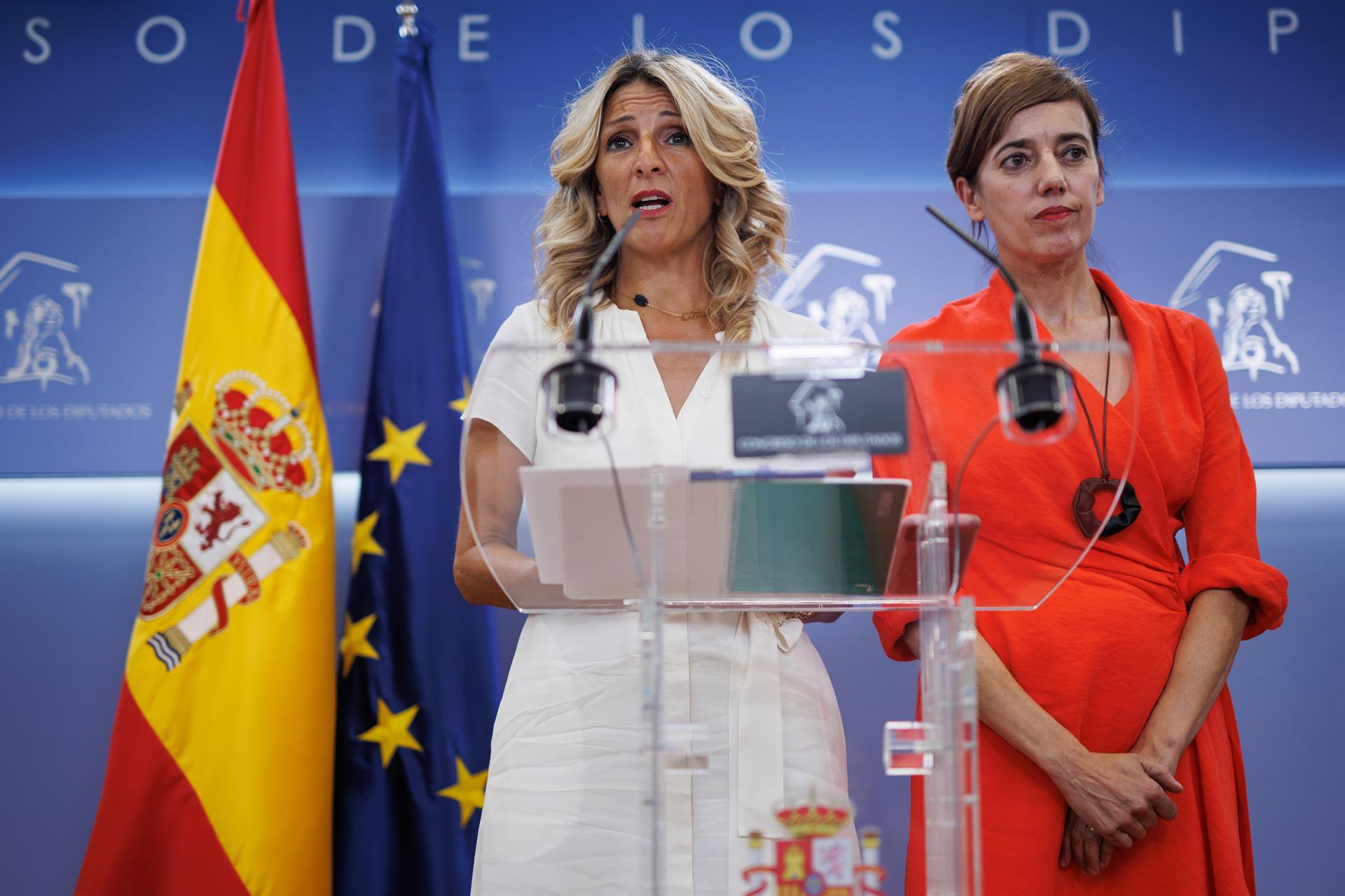 Yolanda Díaz i Marta Lois