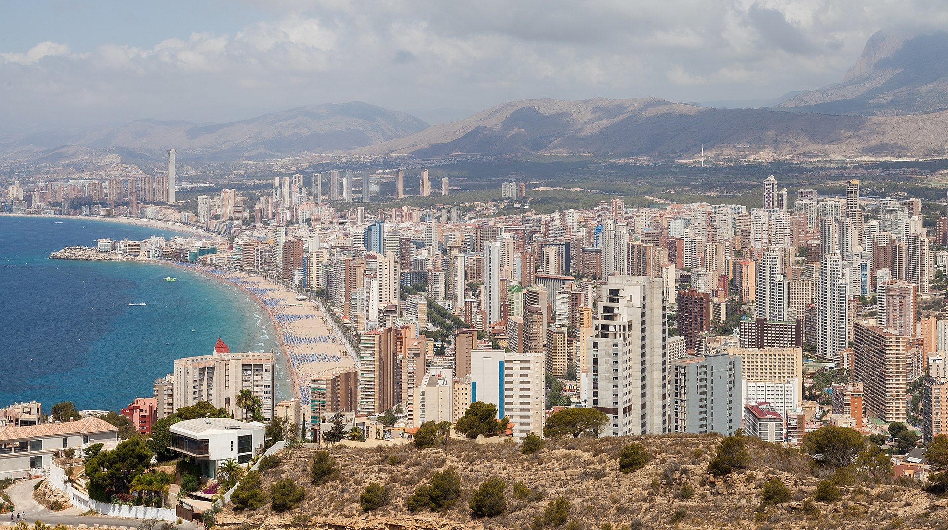 Vista de Benidorm (Marina Baixa)