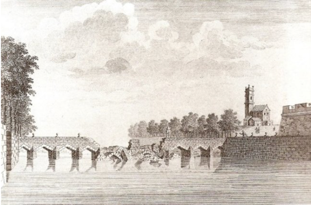 El 1731 una gran riuada va inundar bona part de València