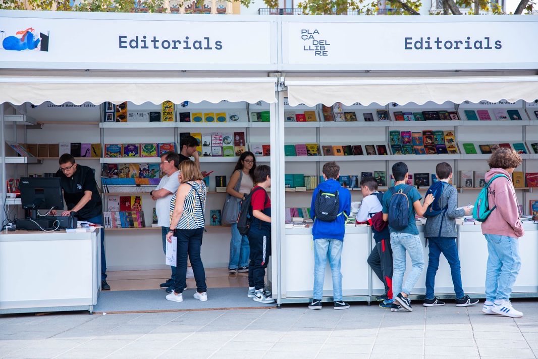 Edició de la Plaça del Llibre del 2022 a València