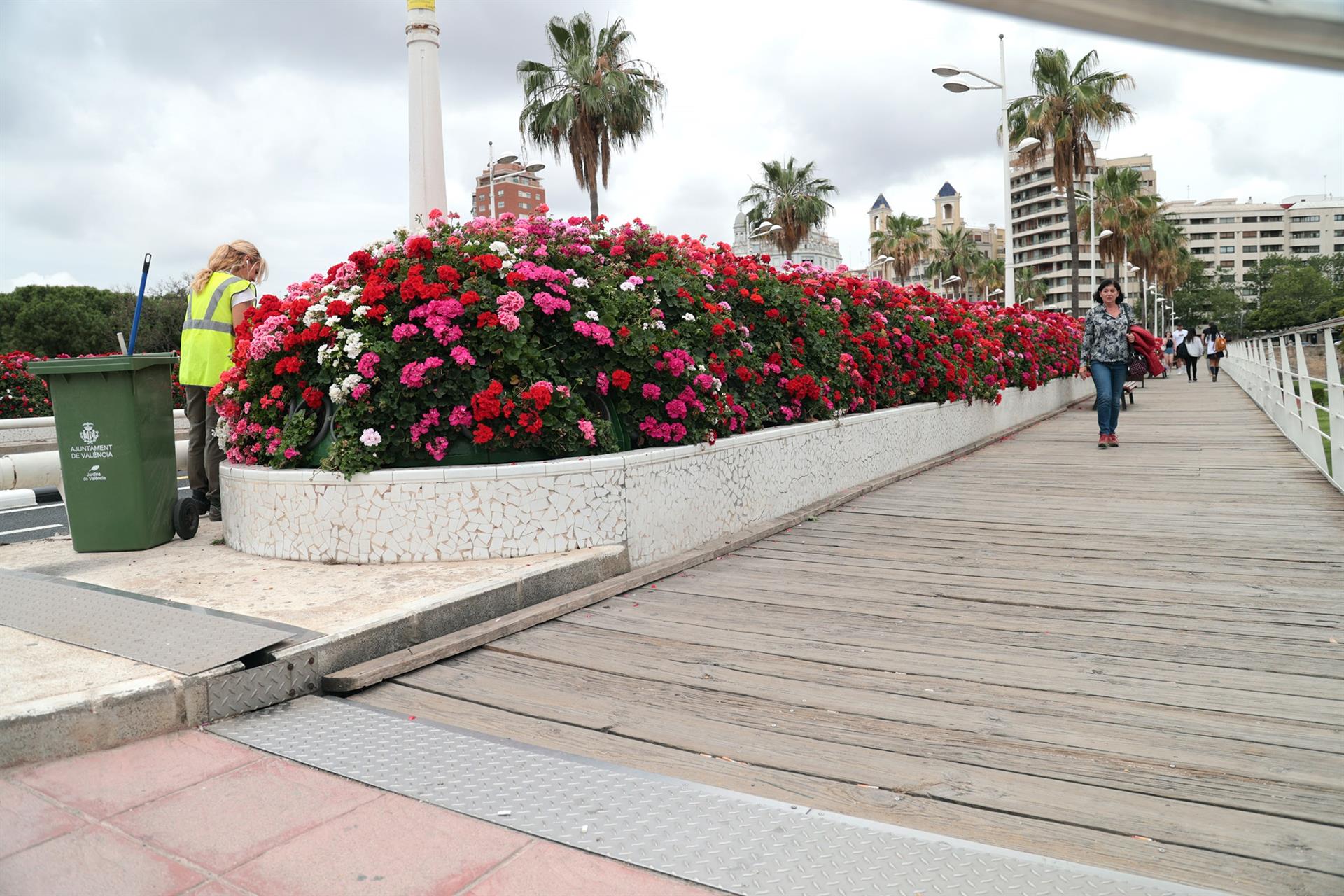 Pont de les Flors de València, que serà rebatejat amb el nom de Rita Barberá