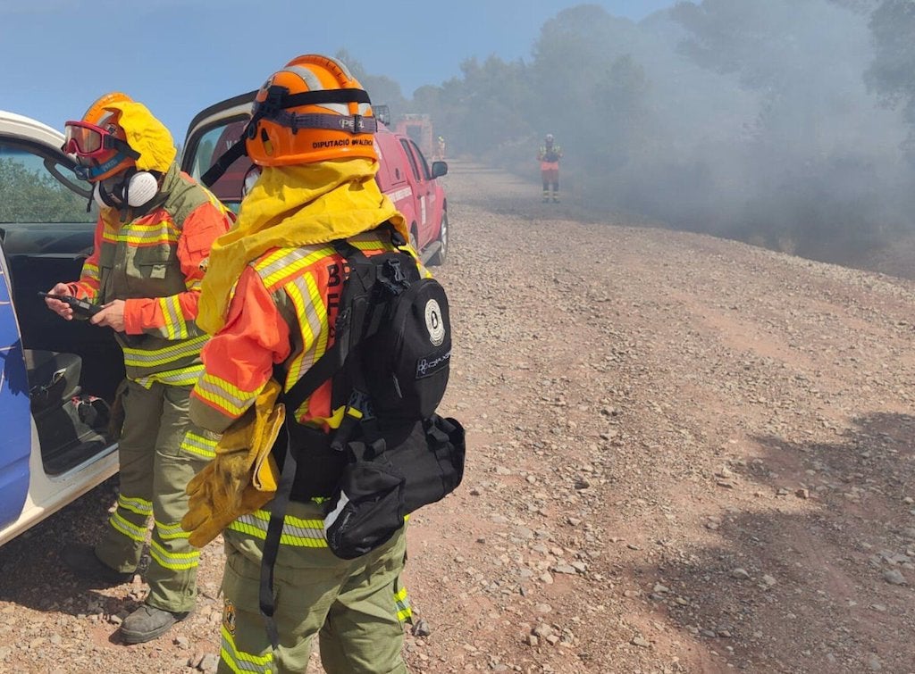 Estabilitzat l’incendi declarat al Picaio, a Puçol, aquest diumenge