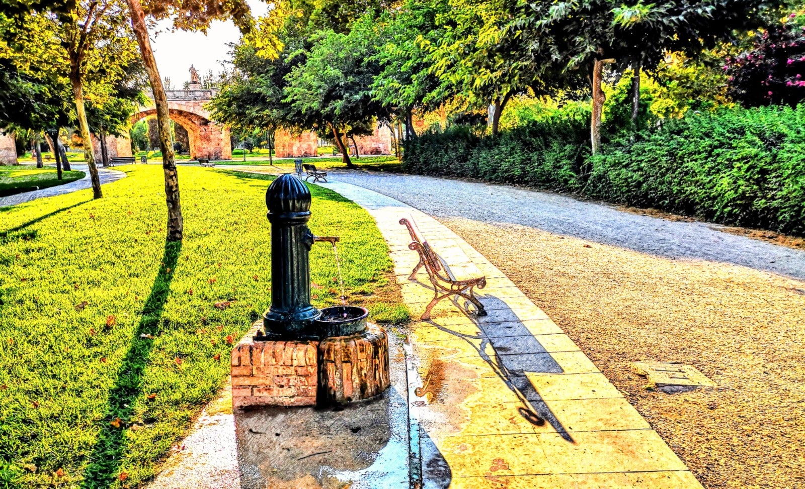 Jardí de l'antic llit del Túria