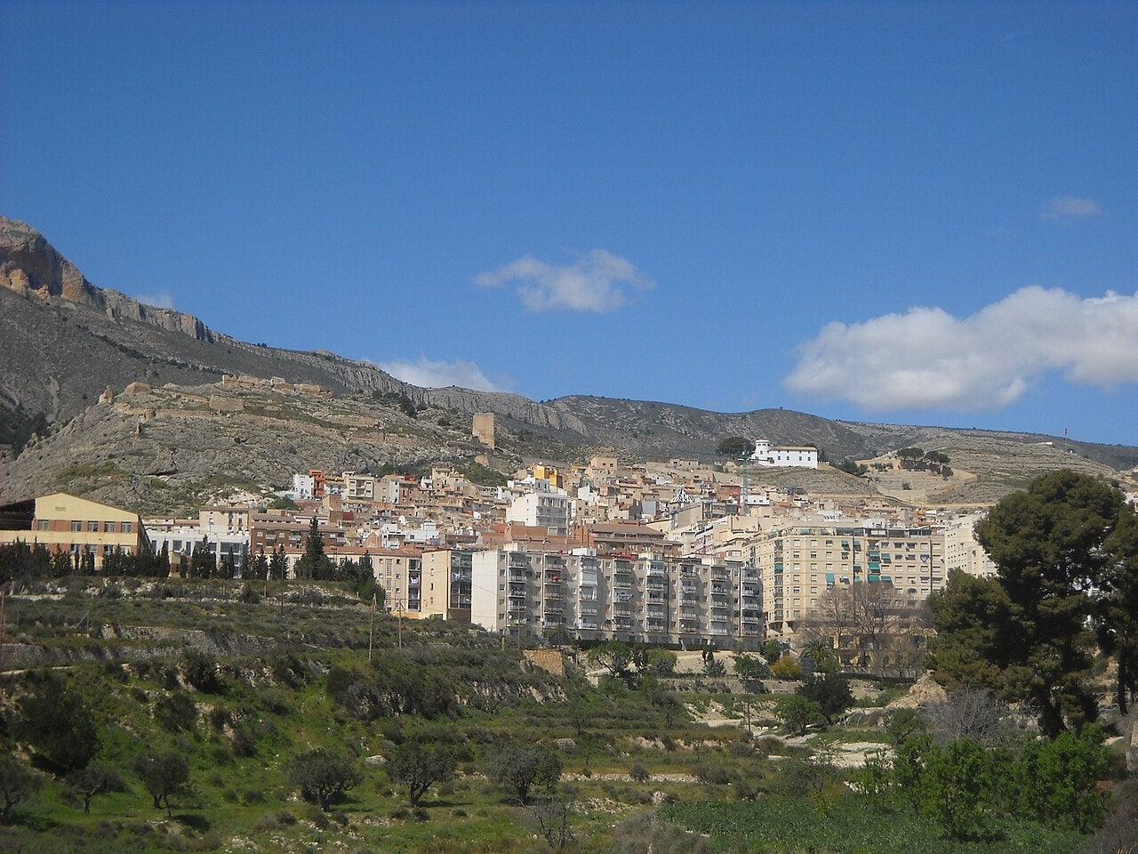 Vista de Xixona (l'Alacantí)