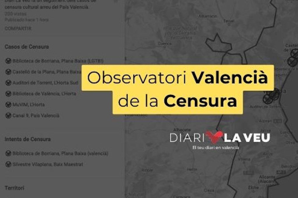 Diari La Veu engega l’Observatori Valencià de la Censura