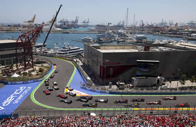 Carrera de Formula 1 a València
