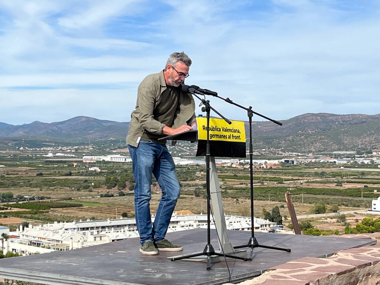 Xavier Serra, representant de Plataforma per la Llengua