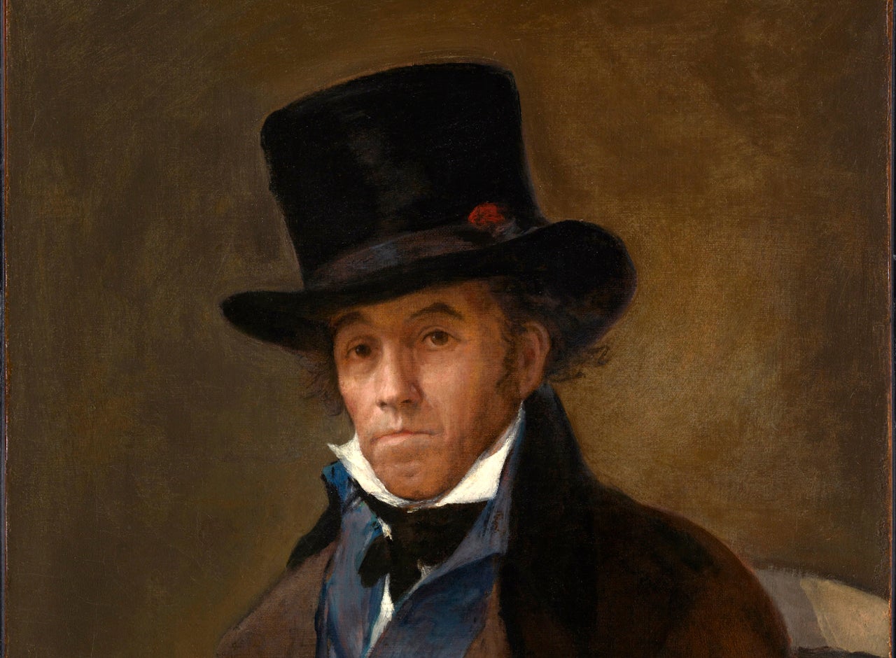 Retrat d'Asensi Julià atribuït a Goya (detall), (Institut d'Art Clark, Williamstown, Estats Units) | Wikimedia Commons