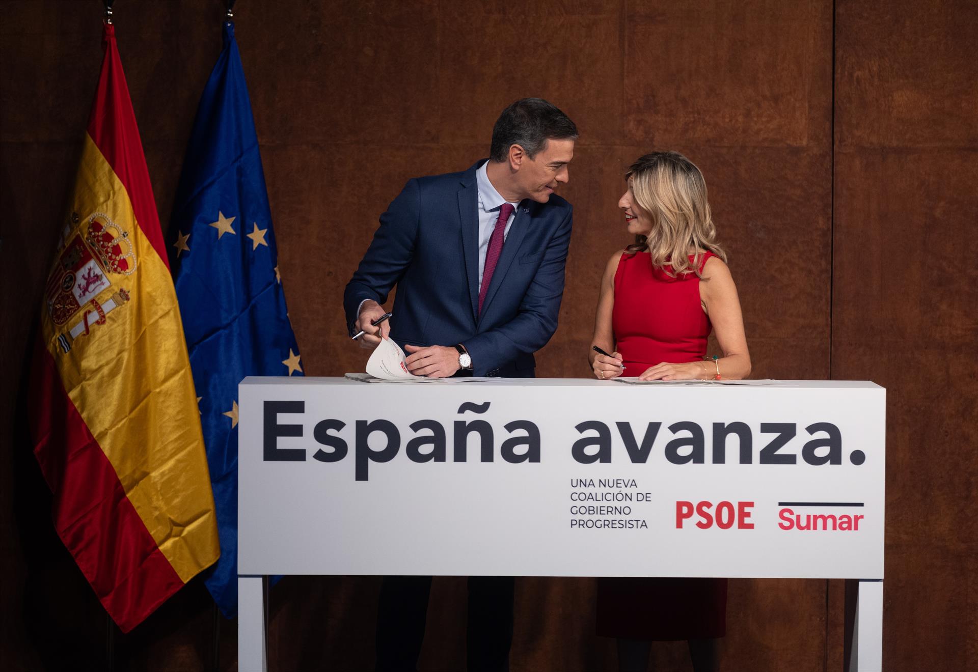 Pedro Sánchez i Yolanda Díaz