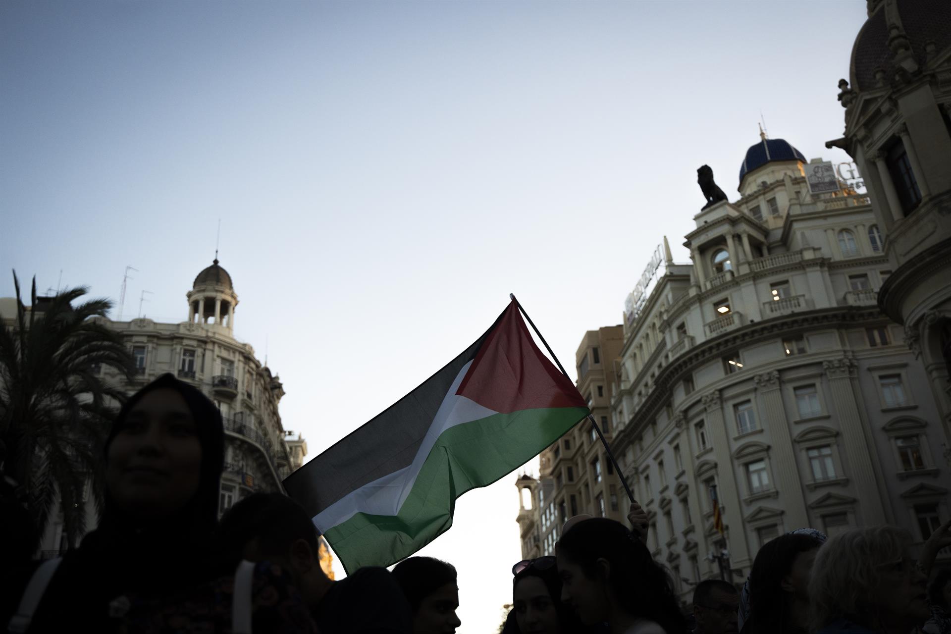 Manifestació a València a favor de Palestina / Europa Press