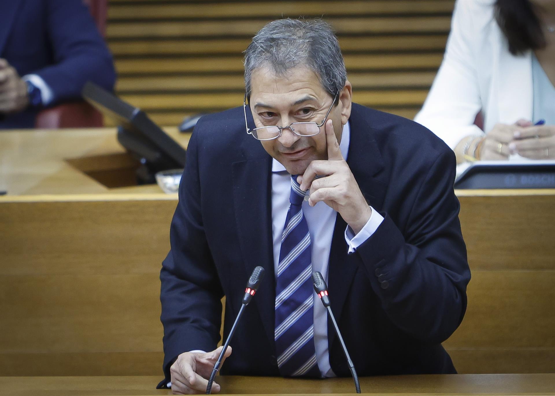 El vicepresident valencià Vicente Barrera en una imatge d'arxiu