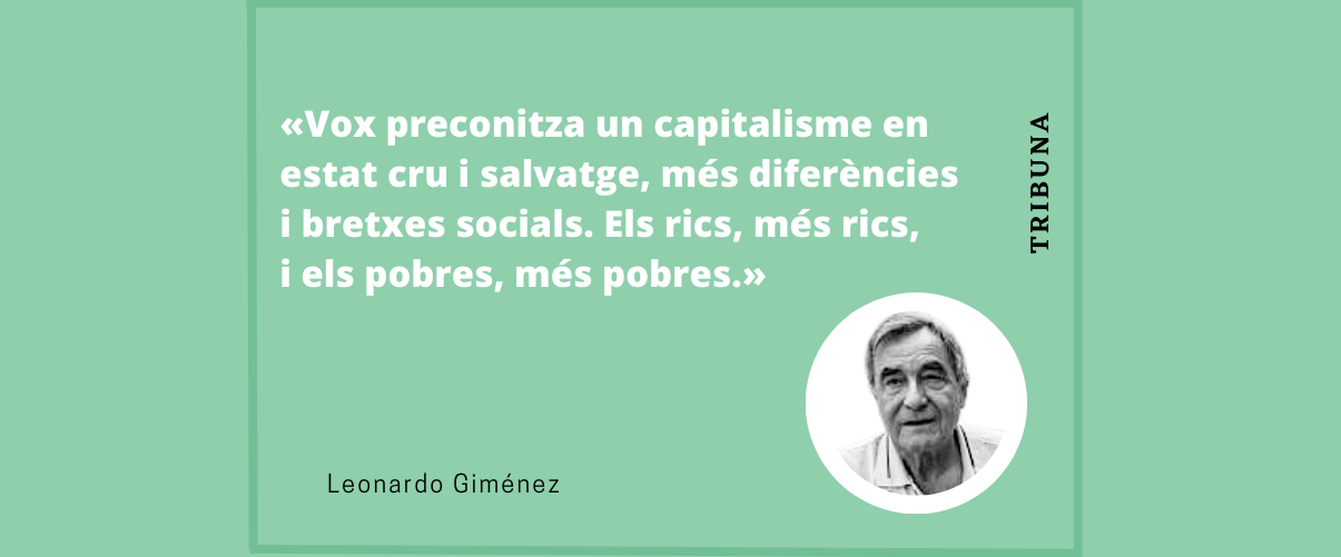 Vox, la bandera, els accents i els serveis públics