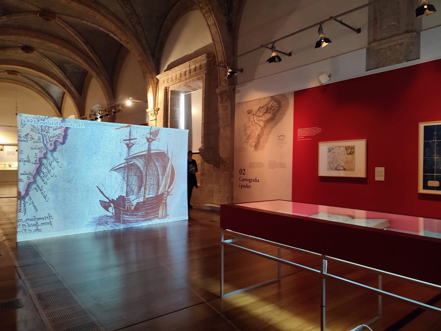 Exposició «Mapes, poder i territori. El Tresor Cartogràfic de la Biblioteca Valenciana», a la Sala Capitular del Monestir de Sant Miquel dels Reis, a València 