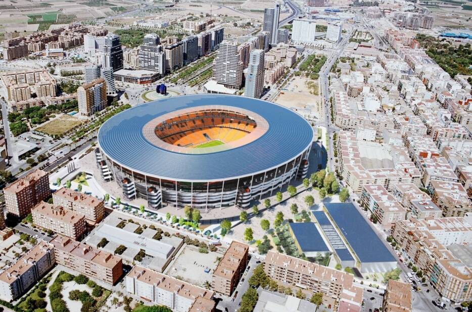 El Nou Mestalla tindria 70 mil localitats i estaria finalitzat entre agost de 2026 i 2027 si les obres comencen en abans de l'estiu de 2024. València CF