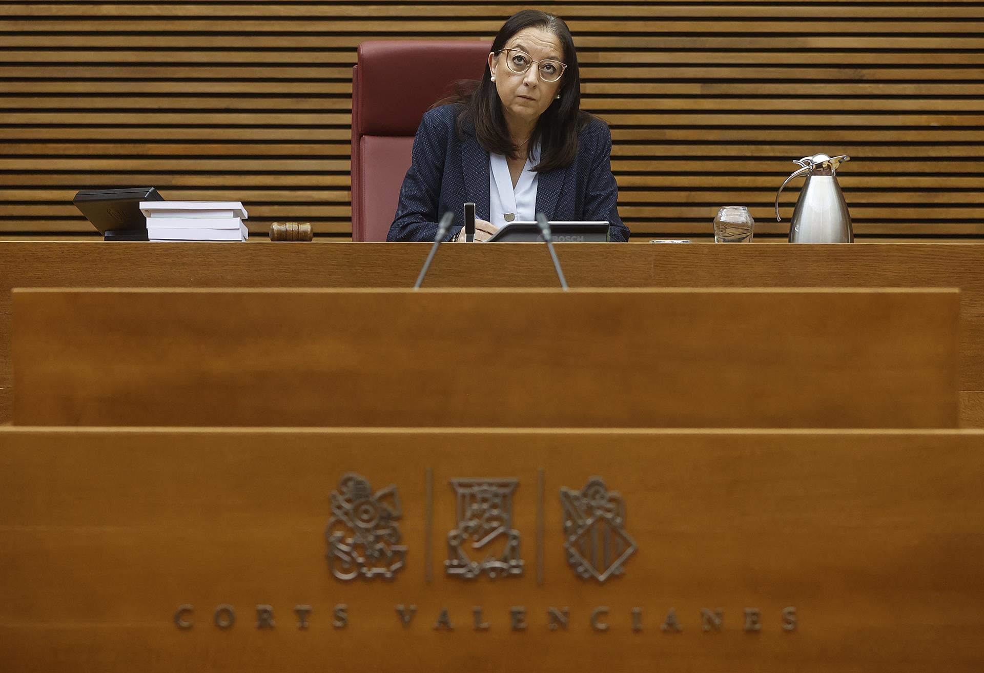 La presidenta de Les Corts, Llanos Massó | Europa Press